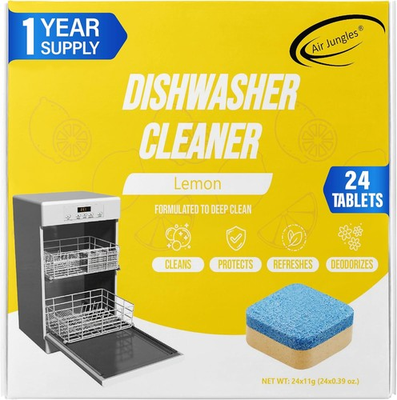 #ad #ad Dishwasher Cleaner Tablets 24 Count Fragrance Free Deep Cleaning Descaler Pods $11.98