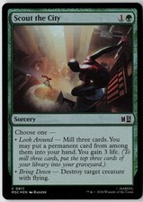 Scout the City #817 (Foil) (NM) Commander: Marvel Super Heroes MSC Magic MTG