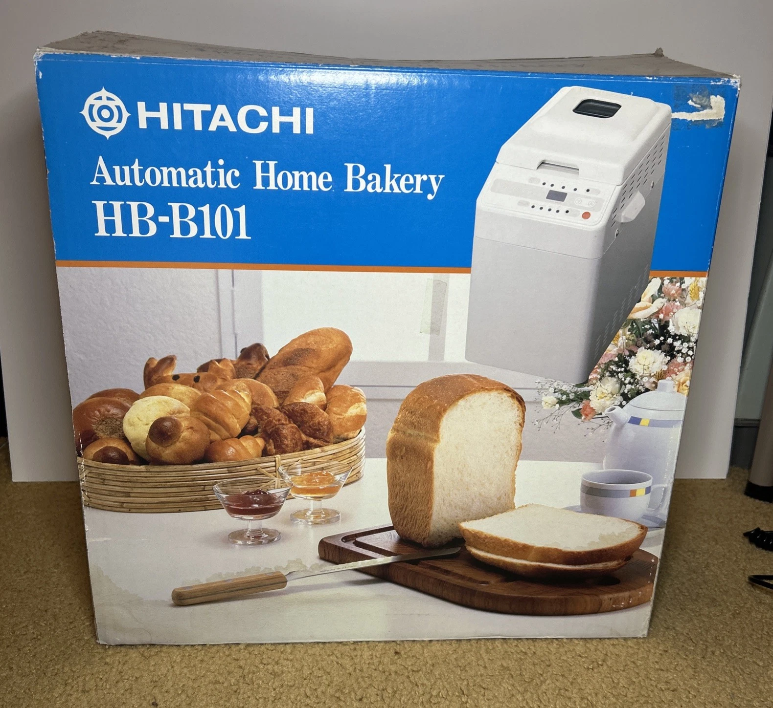 Vintage Hitachi HB-B101 Bread Machine Automatic Home Bakery