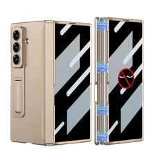 For Samsung Galaxy Z Fold 7/6 Stand Hinge Phone Case w/ Privacy Screen Protector