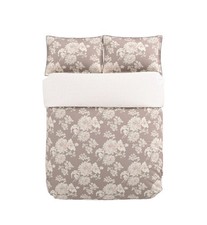 Bedeck of Belfast Dusky Pink 100% Cotton Kassi Duvet Cover and Pillowcase Set