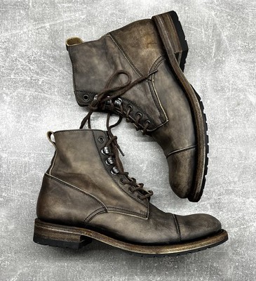 Sendra Lace up Boots Sprinter Evolution Tang Rubber Sole Frame Sewn Size 40