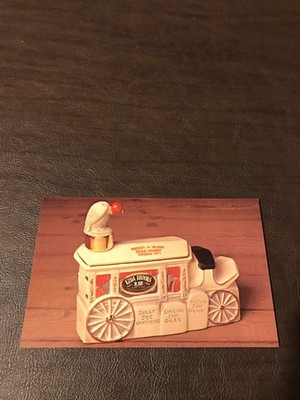 UNPOSTED POSTCARD - ERZA BROOKS WHISKEY DECANTER - BUCKET OF BLOOD DEAD WAGON