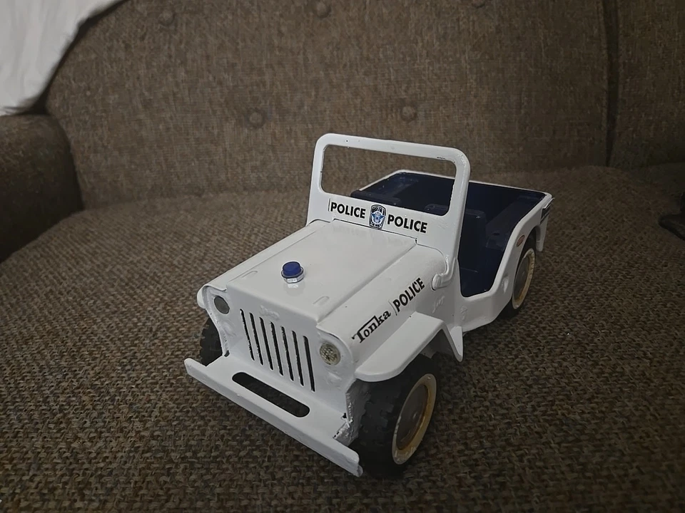 Tonka truck and Police Jeep 1960s  SPECIAL CUSTOM - Image 3 of 4