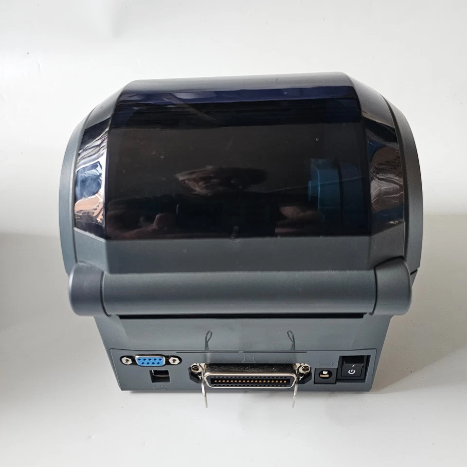 Zebra GK420d LAN USB Thermal Label Printer Peeler PSU Cables Roll 4x6 Labels 712 - Image 2 of 4