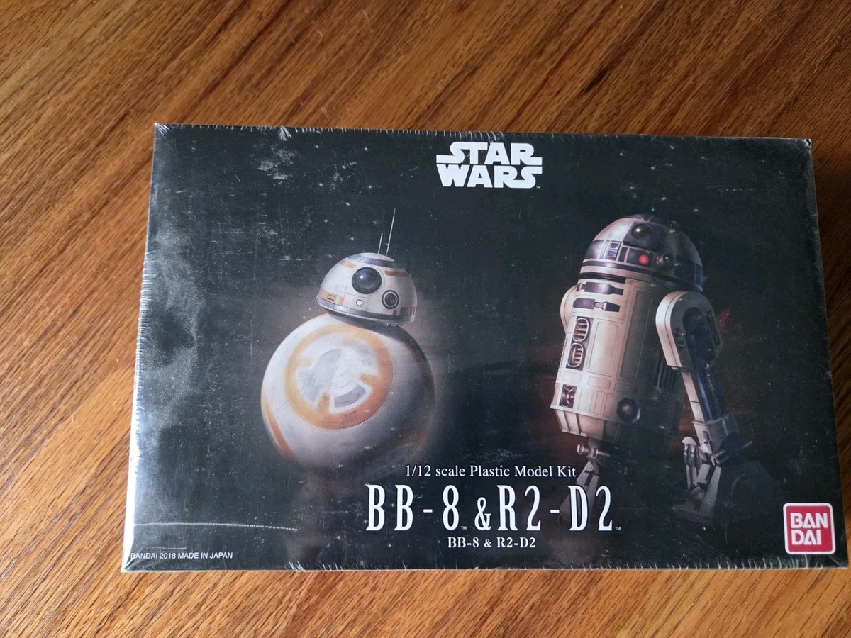 SF・ファンタジー・ホラー STARWARS R2-D2 BB-8 feature action figur Rare kit BANDAI 1/12 Star Wars BB-8 & R2-D2 plastic model kit from