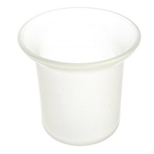 Bicchiere Di Ricambio Porta Scopino Wc In Vetro Satinato Bagno Accessori 52597