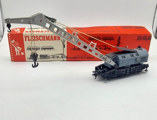 Nc 3054 Fleischmann 5595 Krupp Ardelt Schienenkran   Spur H0 | Zustand: Gebraucht