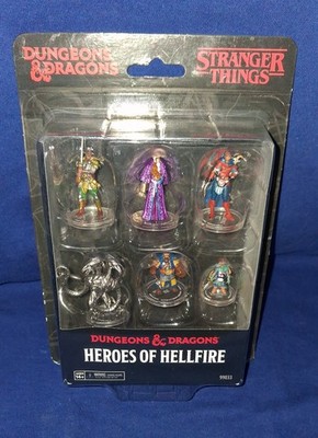 Dungens and Dragons Stranger Things Heros of Hellfire Minatures New Sealed NIB
