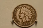 1907 Indian Head Penny VF Item # 6798