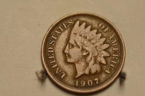 1907 Indian Head Penny VF Item # 6798