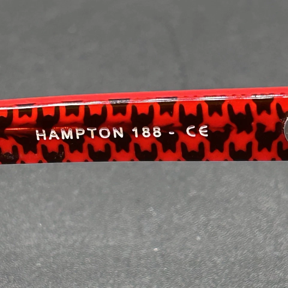 Gafas de sol Jean Lafont Paris Hampton 188 rojas y negras ojo de gato degradadas usadas Foto 4 de 4