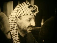 16mm Soviete film newsreel 1978 bw Salyut 6 Intercosmos Yasser Arafat Palestine