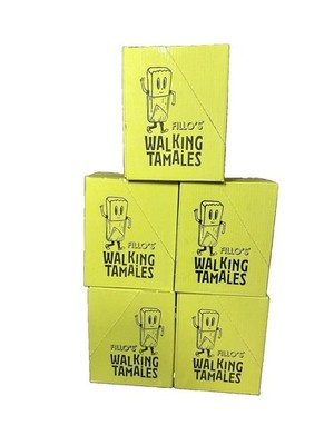 5X Fillo's Walking Tamales Savory Variety 7-Pack 4oz Verde/Roja/Habanero