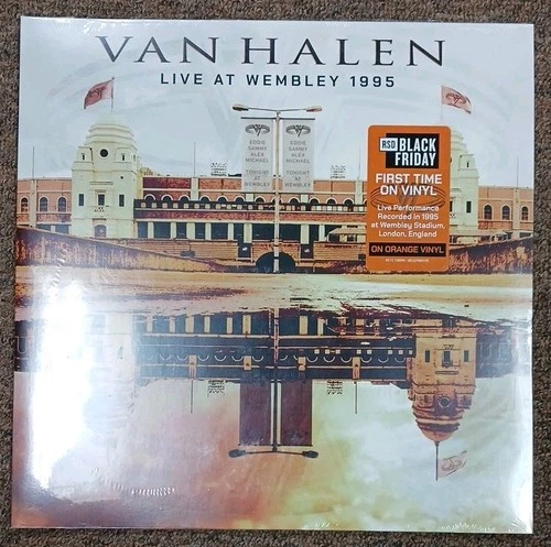 VAN HALEN Live at Wembley 1995 New Orange Vinyl RSD Free US Shipping