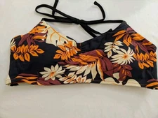 Floral Print Swimsuit Separates Top