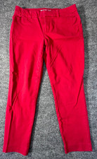 Old Navy Mid Rise Pixie Red Pants Women's Size 8
