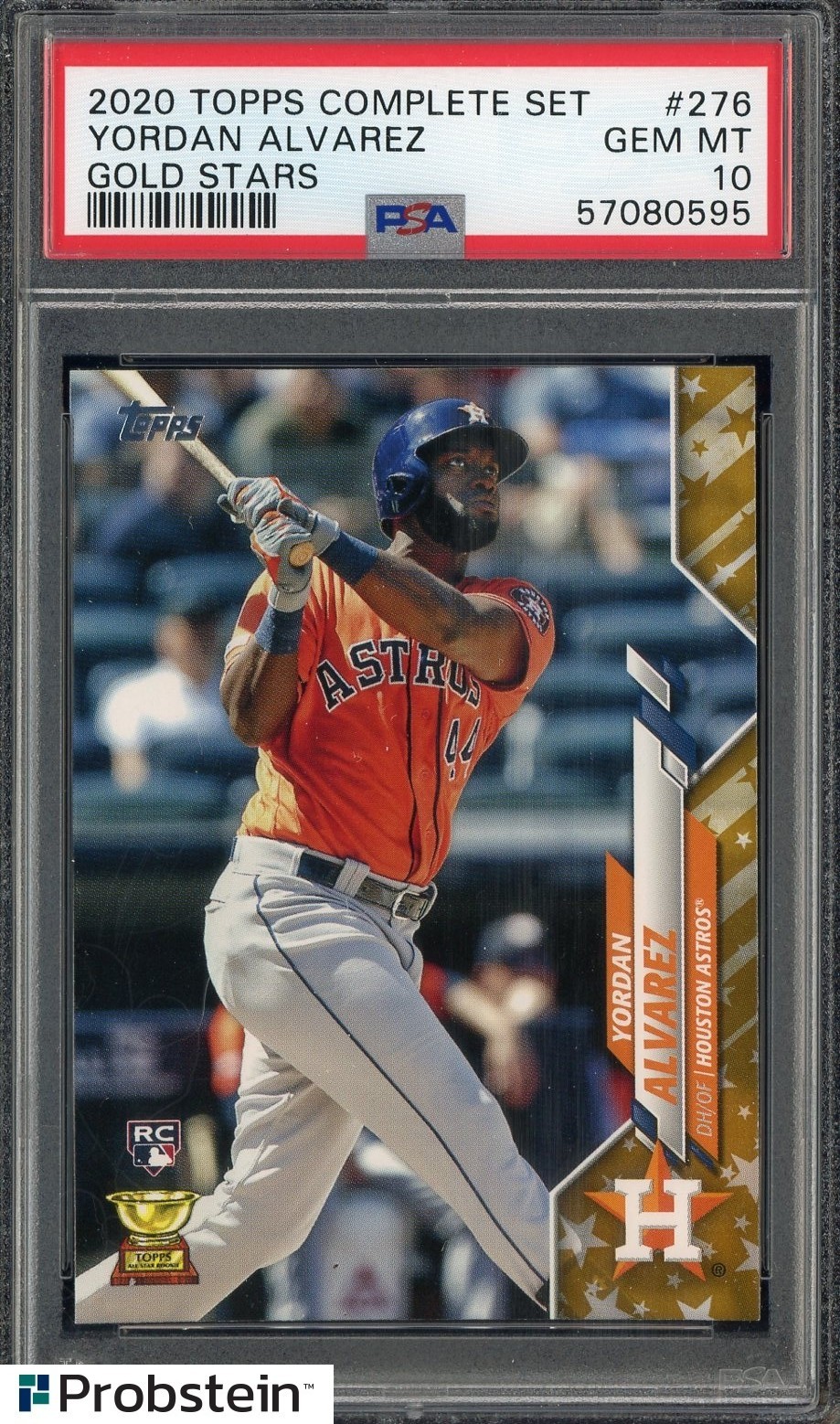 2020 Topps Complete Set Gold Stars Yordan Alvarez RC Rookie PSA 10 GEM MINT