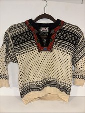 DALE OF NORWAY Sz 6 Pure Wool Girls Sweater MADE IN NORWAY