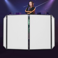 DJ Foldable Booth Panel Portable Facade Event Cover Screen Detachable w/ Bag