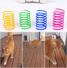 Interactive Cat Spiral Creative Spring Toy to Keep Fit Sturdy and Heavy Plastic