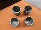 4 Vintage Mid-20th Century Handmade John Fassbinder Ceramic Cups — photo 3
