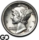 1916 Mercury Dime, Full Split Bands, Gem BU++ FSB