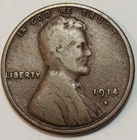 🔑  1914-S Lincoln Wheat Cent 1C, Semi-key Date, Great For Albums - LC-S14E