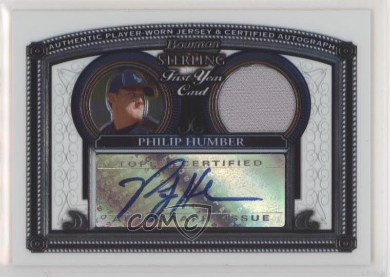 2005 Bowman Sterling Philip Humber #BS-PH Rookie Auto RC sh7