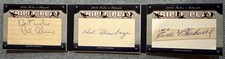 Ewell BLACKWELL BAMBERGER🔥2019 Triple Play Army WWII Cut AUTO Beckett Cert💥