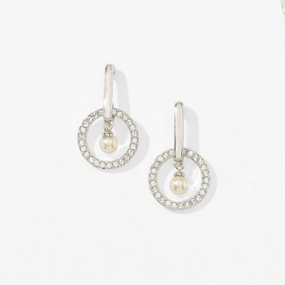 Touchstone Crystal by Swarovski Center of Attention Earrings