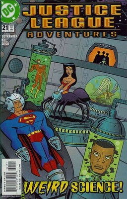Justice League Adventures #21 VG; DC | low grade - All Ages Weird Science - w/Ba