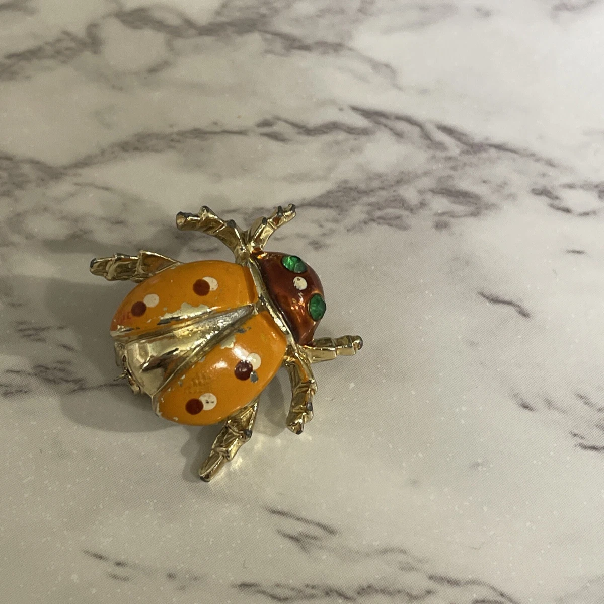 Ladybug brooch deals pin