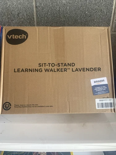 VTech Sit-To-Stand Learning Walker Lavender Purple Pink Great Condition