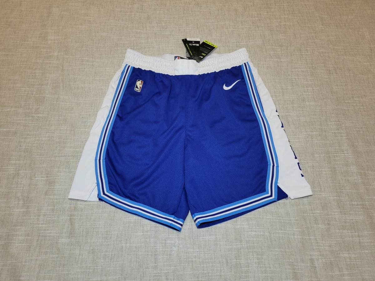NIKE LA Lakers Shorts Size XL Mens Blue White HWC Edition