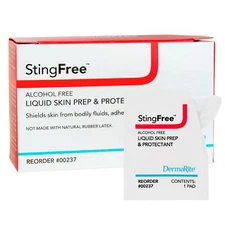 StingFree Alcohol-Free Skin Barrier Wipe 10 Count(s) 50 Wipes/Count