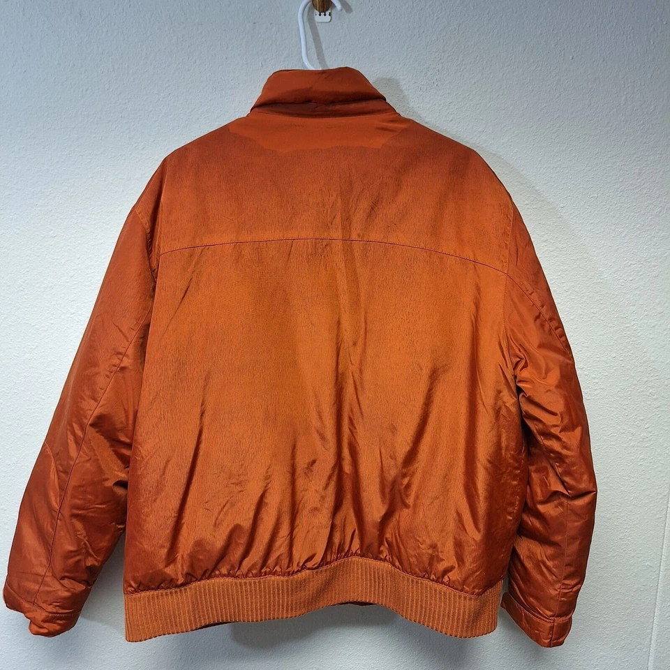 Marc New York Nylon Coat Full Zip Long Sleeve Orange Mens Size M - Image 2 of 4