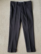 NWT J.Lindeberg Grant Wooly Checker Mud Brown Textured Slim Fit Dress Pants 295