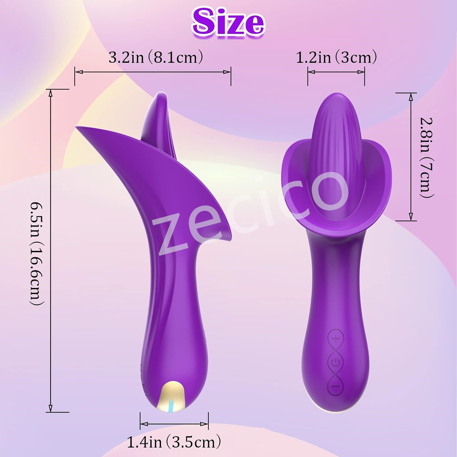Purple-licking