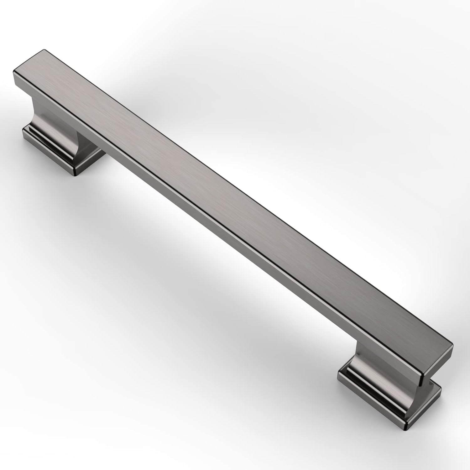 10 Pack 5 Inch(128Mm) Brushed Black Nickel Kitchen Cabinet Handles, Cabinet Pull