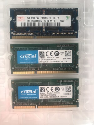 Crucial Hynix Mac Compatible RAM 2GB X UK