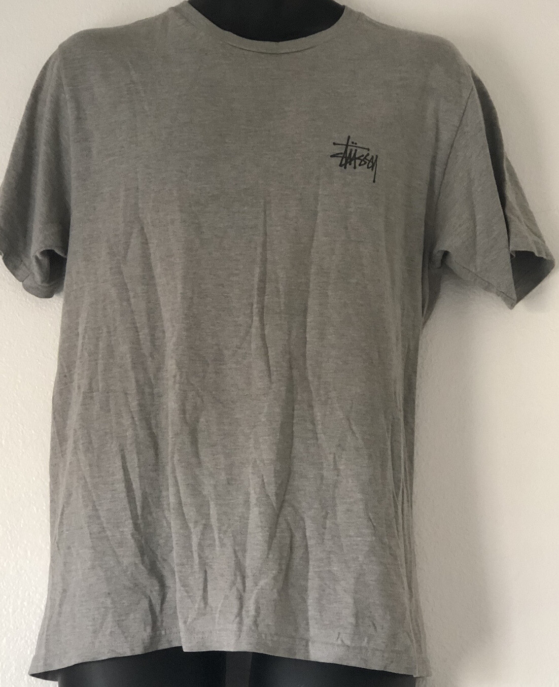 VTG. Men’s Stussy International Flag Hip Hop Punk Skate BMX Hi Fashion T-Shirt M image 2