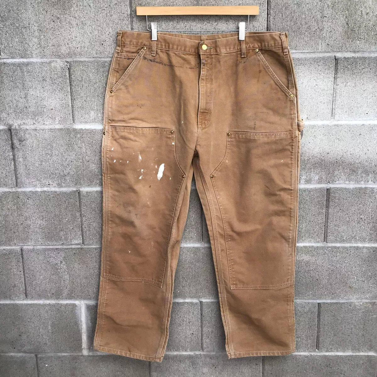Vintage 90s carhartt workwear double knee made in USA carpenter pants 40 x 30