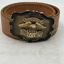 HARLEY-DAVIDSON BELT BUCKLE SCREAMIN EAGLE MADE IN THE USA BY RAINTREE 1970's