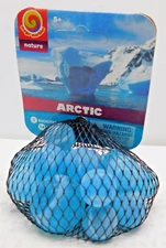 ARCTIC- Net of 24 Player Mega Vacor Marbles & 1 Shooter-Instructions