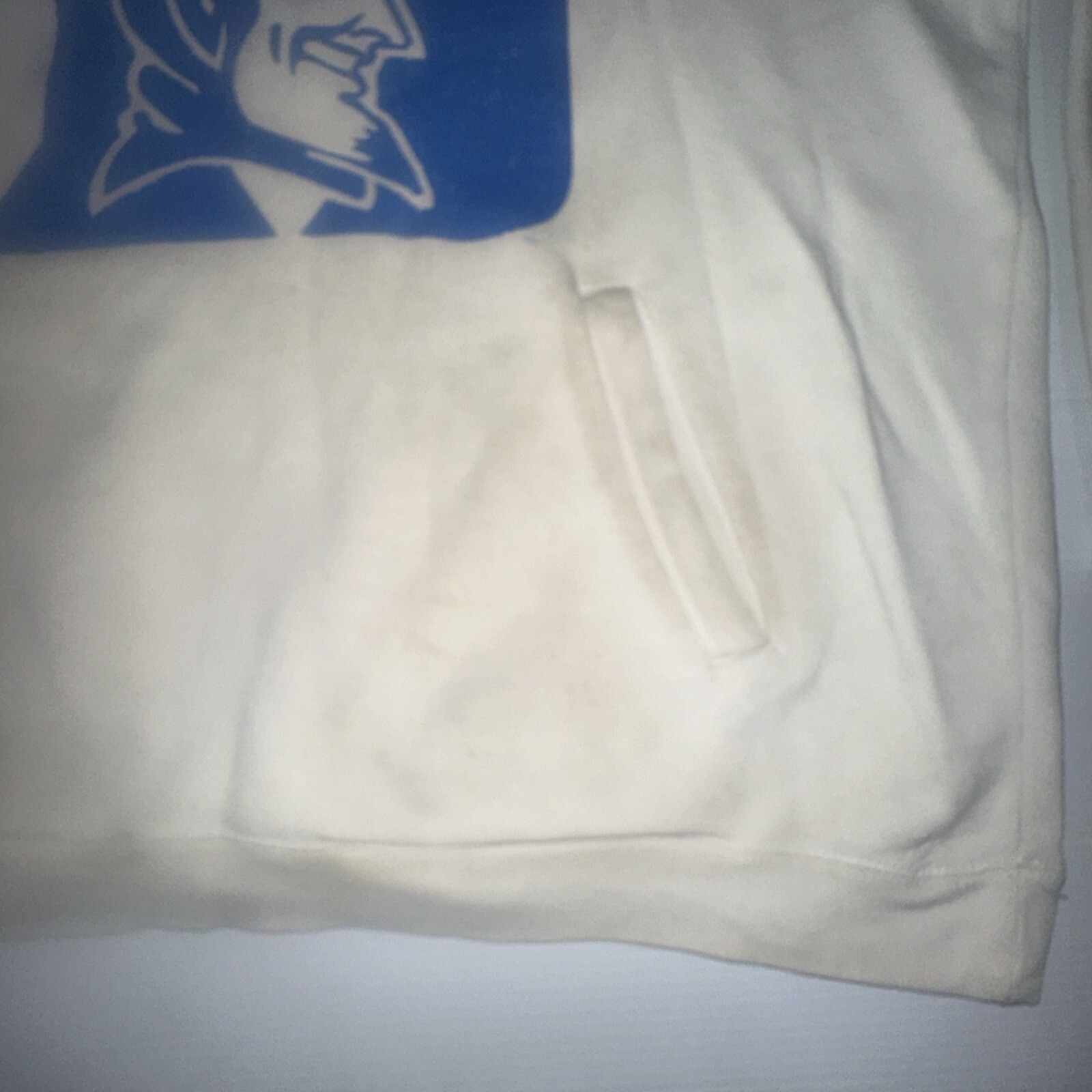 Team Ed Apparel Footlocker Duke University Blue Devil Hoodie Jumper L Distressed image 4
