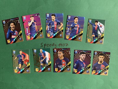 Panini Adrenalyn XL 23 FIFA 24 all 10 Paris 2024 Upgrade Mbappe Zaire-Emery 365