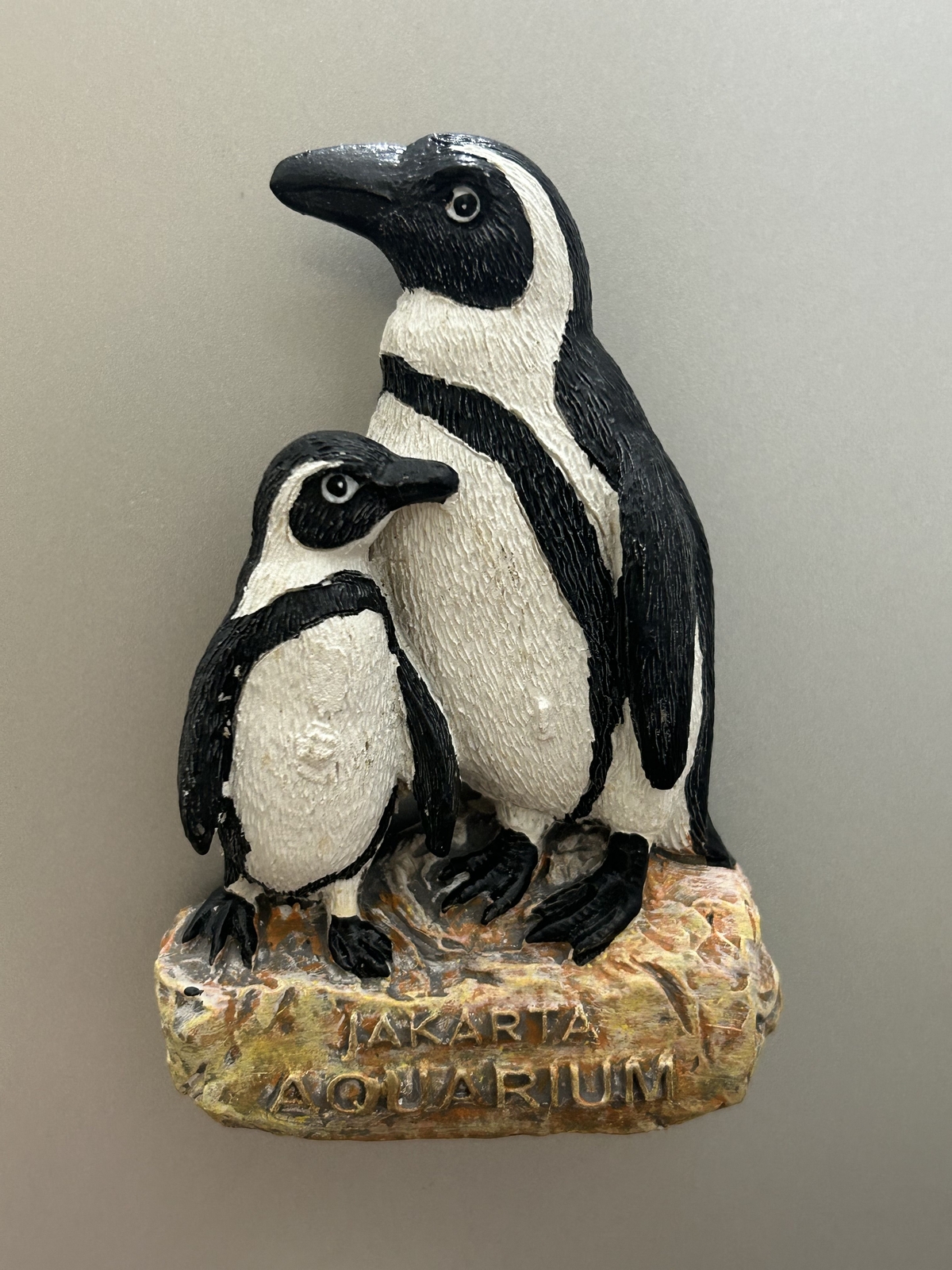 Indonesia Jakarta Aquarium Penguins Souvenir 3D Resin Refrigerator Fridge Magnet