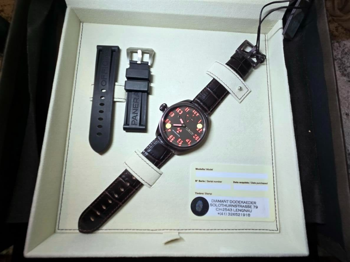 LEANDRI Laboratorio Swiss No Radiation Italian Military Men Watch