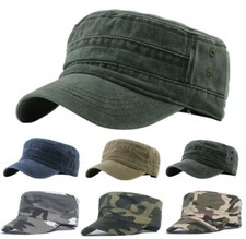 NEW Men Army Hat Cadet Castro Military Patrol Baseball Summer Camo Camouflage